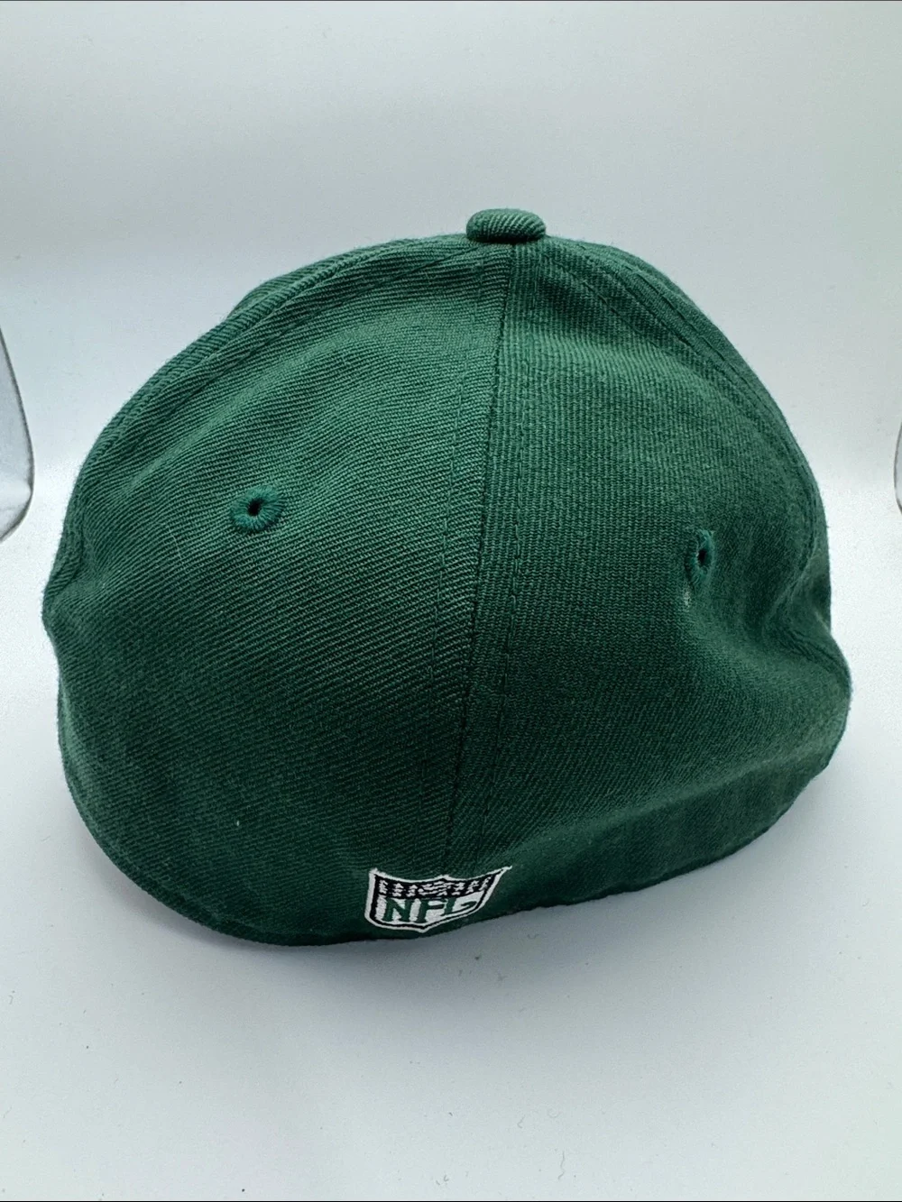 New York Jets Hat Reebok NFL Team Apparel Script Green Fitted Cap Hat Size 7 1/4